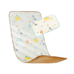 橙子朵朵 凉席婴儿可用夏季幼儿园儿童冰丝软席婴儿床宝宝专用草席席子定制