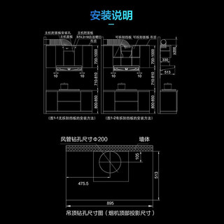 ROBAM 老板 抽油烟机灶具套装  60A2S+57B0X