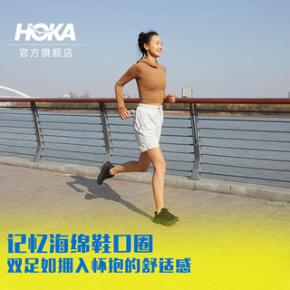 HOKA ONE ONE女款春夏邦代8公路跑鞋BONDI 8轻盈缓震回弹舒适防滑 黑色/黑色（拍大半码） 38.5