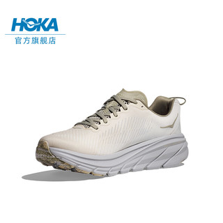 HOKA ONE ONE男女款夏季林康3公路跑步鞋RINCON3减震回弹耐磨防滑 【】麦青色/橡木白-男 40