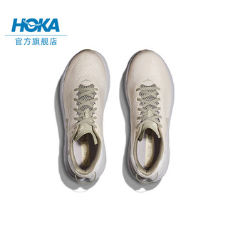 HOKA ONE ONE男女款夏季林康3公路跑步鞋RINCON3减震回弹耐磨防滑 【】麦青色/橡木白-男 42.5