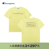Champion【任选3件】【任选3件】【任选3件】冠军款T恤 黄色【D款】 XS