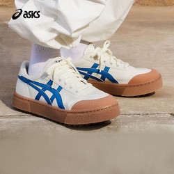 ASICS 亚瑟士 男鞋运动休闲鞋百搭运动潮流复古舒适板鞋 COURT TRAIL 米白/蓝色 40