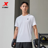 XTEP 特步 吸湿速干短袖男2024夏季新款健身训练短T恤透气跑步运动上衣