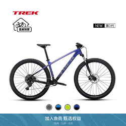 TREK 崔克 山地车 MARLIN 5 轻量化油压碟刹内走线越野山地自行车直邮到家 晶紫色黑色渐变 M 9速