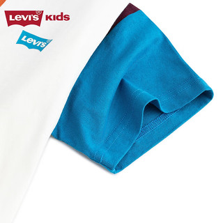 Levi's李维斯童装24夏季儿童美式复古短袖polo衫男童纯 糖果白 120/60(6)