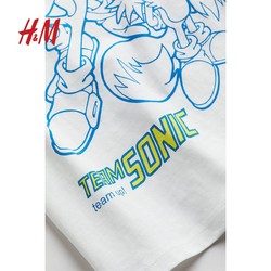 H&M HM2024夏季新款童装男童印花棉质T恤1117462