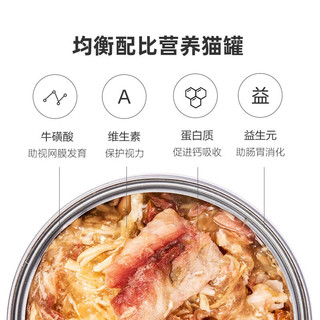 爱丽思猫罐头金枪鱼鸡肉蟹肉猫零食营养湿粮拌饭混合爱丽丝猫罐 【混合口味】85g*12罐