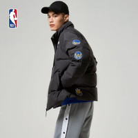 NBA 勇士队羽绒服篮球运动时尚休闲简约保暖羽绒服 腾讯体育 L