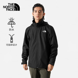 THE NORTH FACE 北面 单层冲锋衣男防水夹克外套88FR JK3/黑色 L/175