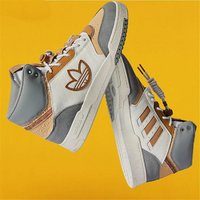 adidas ORIGINALS DROP STEP运动鞋女鞋耐磨休闲鞋时尚板鞋