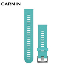 GARMIN 佳明 Forerunner245/245M冰川蓝硅胶快拆表带（20mm）适用FR245/245M