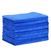 家政保洁抹布专用毛巾吸水不掉毛加厚洗车擦玻璃地板厨房家用纤维3条
