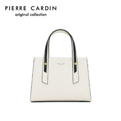 pierre cardin 皮尔·卡丹 皮尔卡丹(pierre cardin)百搭牛皮手提包女士时尚包包女包单肩斜挎包