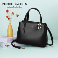 皮尔·卡丹 皮尔卡丹(pierre cardin)时尚包包女包简约优雅单肩斜挎包女百搭牛皮手提包