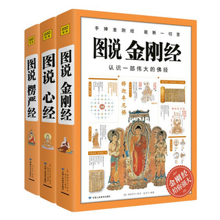 《图说楞严经+心经+金刚经》（套装共3册）