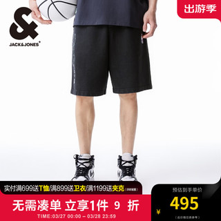 杰克·琼斯（JACK&JONES）夏季NBA联名凯尔特人队潮松紧宽松运动个性短裤男22429F007 E40 黑色 E40 黑色 165/72A/XSR