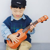 俏娃宝贝 尤克里里初学者乌克丽丽儿童小吉他可弹奏小少女孩乐器男新年 儿童尤克里里咖色
