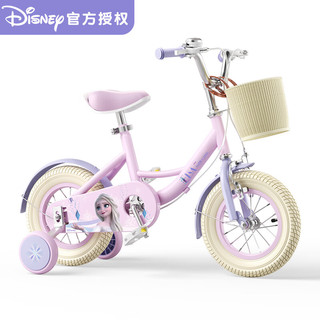 MESUCAx迪士尼联名儿童自行车单车6-10岁小孩艾莎公主女童自行车 迪士尼-艾莎公主童车 16寸 适合100-120cm