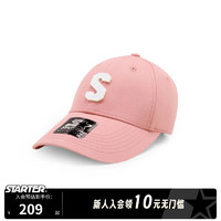 STARTER【明星同款】 | 棒球帽潮流字母经典S帽子时尚百搭鸭舌帽 粉色 硬衬 均码