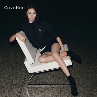 Calvin Klein内衣【明星同款摩登引力带】24春夏女可外穿裤内裤QF7625 UB1-太空黑 S