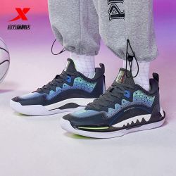 xtep特步王鹤棣同款丨特步篮球鞋男近战1代低帮运动鞋春季实战缓震