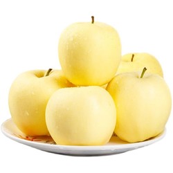 茜货 正宗奶油红富士黄元帅苹果5斤单果75-80m粉面香蕉水果源头直发