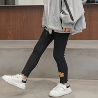 YOCAYOCA 悠咔悠咔 女童外穿打底裤童裤春夏装薄款裤子儿童女宝宝夏季修身休闲长裤