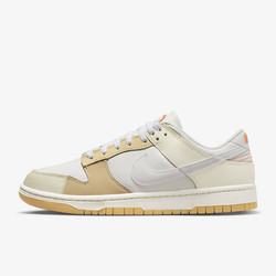 NIKE 耐克 Dunk Low 防滑减震耐磨 低帮 板鞋 男女同款 黄白色 FJ5475-100