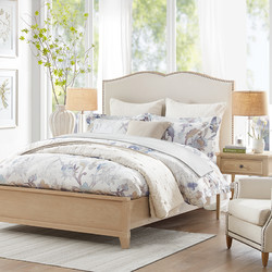 HARBOR HOUSE HarborHouse美式实木床现代简约卧室软包床a1.5/1.8m双人主卧大床