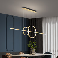 VVS 北欧简约现代餐厅灯全铜轻奢创意个性吧台吊智能灯具2024新款