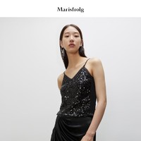 Marisfrolg 玛丝菲尔 亮片设计礼服式吊带女式礼服