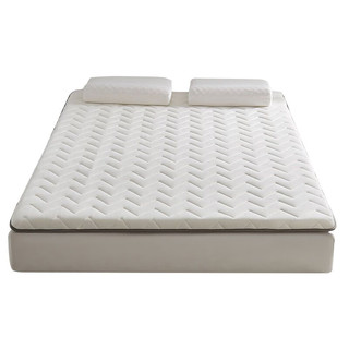 安睡宝（SOMERELLE） 床垫 A类针织抗菌 乳胶大豆纤维床垫单双人宿舍 白色厚度约4.5cm 0.9*2.0m-乳胶层 大豆纤维