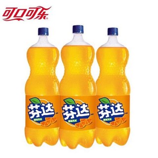 Fanta 芬达 可口可乐（Coca-Cola）芬达888mlx3瓶