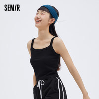 Semir 森马 背心吊带女士日常简约潮流甜美紧身家居针织上衣105423171015