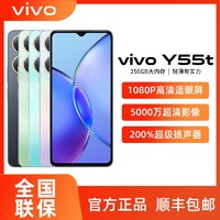 百亿补贴：vivo Y55t 8GB+256GB 盐湖蓝 5000万超清影像 200%大音量