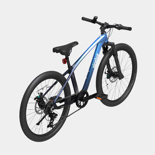青少年铝合金变速山地自行车24寸 24寸适合身高130-160cm 远峰蓝