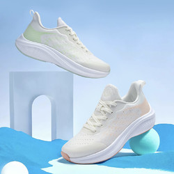 FINE PLAN 良计 光变科技3.0 男女图案变色跑步运动鞋 42 白绿色
