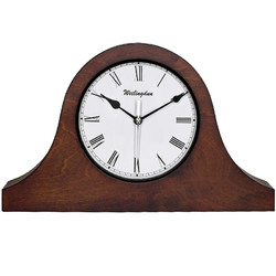 威灵顿 座钟   欧式座钟客厅大号实木台钟创意钟表复古摆件中式时钟 T10407L-罗马座钟