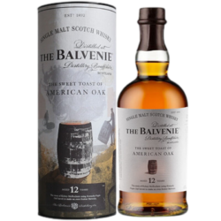 THE BALVENIE 百富 TheBalvenie 单一麦芽 苏格兰斯佩赛产区威士忌 百富12年 美国桶