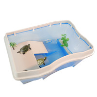 NOMOYPET 第4代乌龟缸水陆缸带晒台养乌龟专用缸巴西龟别墅龟盆龟箱塑料缸