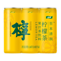 C'estbon 怡宝 至本清润柠檬茶饮料CAN装 310ml*6瓶 量贩装