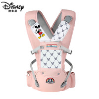 Disney 迪士尼 婴儿礼盒套装新生儿用品刚出生宝宝满月百天高档礼物母婴腰凳背带 05:款式粉红色