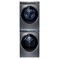 Haier 海尔 品质标配376直驱智慧洗衣+376双擎热泵式洗烘套装 10KG