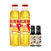 金龙鱼 黄金比例食用植物调和油400ml*2瓶+酱油150ml*2 食用油