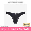 VICTORIA'S SECRET 镂空金属装饰舒适高脚口女士内裤 54A2黑色 11237977 M
