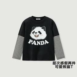 Mini Bala 迷你巴拉巴拉 萌趣熊猫儿童T恤