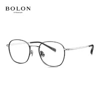 BOLON 暴龙 眼镜近视光学镜眼镜框可配度数 BT1581B15框+优可视变色1.60