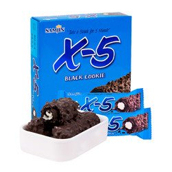 X5 韩国X-5夹心花生坚果巧克力能量棒144g奥利奥饼干味（代可可脂）