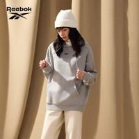 Reebok 锐步 官方男女款HOODIE经典简约舒适连帽印花休闲套头卫衣 A/S